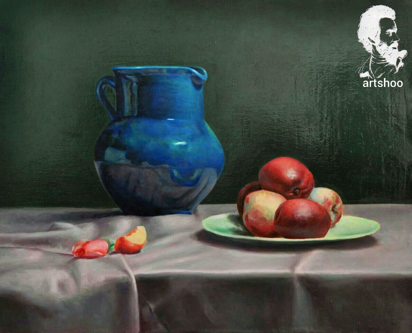 آموزش نقاشی رنگ روغن